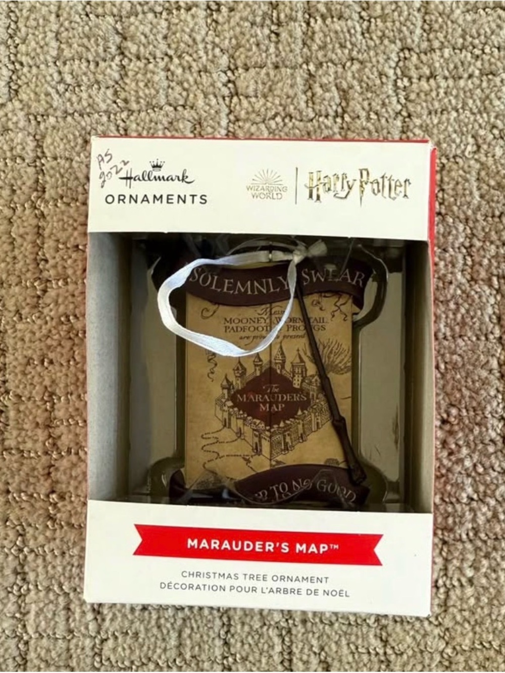 Harry Potter Marauder's Map Ornament